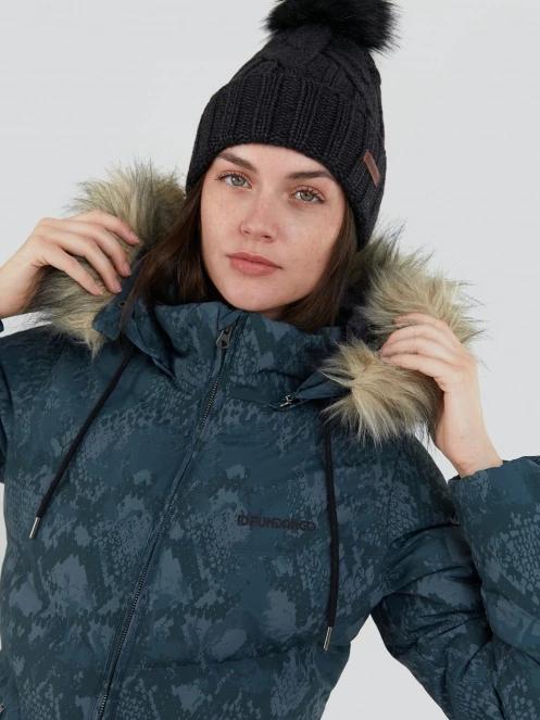 Fundango Puppis Padded Jacket damski kurtka zimowa zielony 5