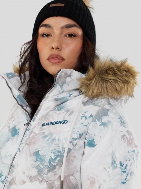 Fundango Puppis Padded Jacket damski kurtka zimowa wielokolorowy 6