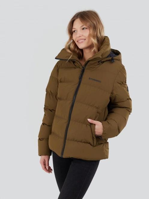 Fundango Amber Padded Jacket damski kurtka przejściowa oliwka 2