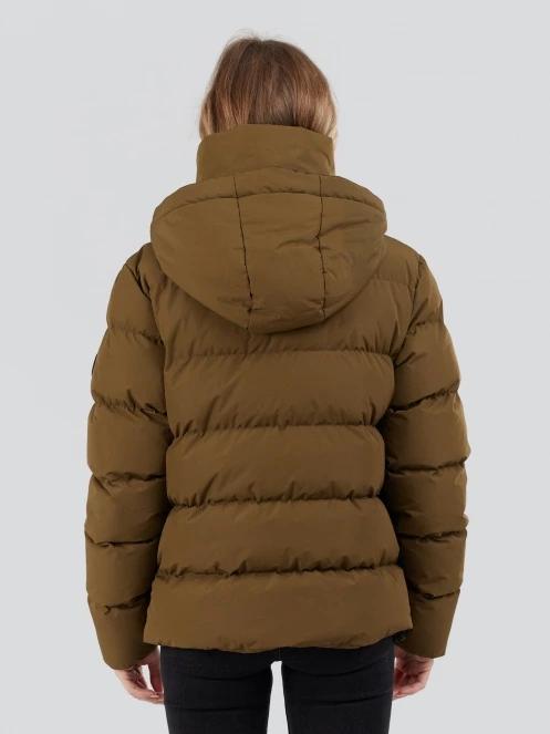 Fundango Amber Padded Jacket damski kurtka przejściowa oliwka 3