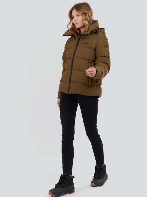 Fundango Amber Padded Jacket damski kurtka przejściowa oliwka 4