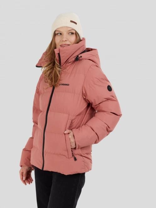 Fundango Amber Padded Jacket damski pikowana kurtka przejściowa różowy 6