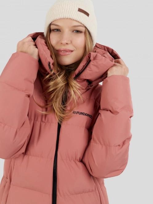 Fundango Amber Padded Jacket damski pikowana kurtka przejściowa różowy 8