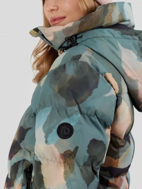 Fundango Amber Padded Jacket damski pikowana kurtka przejściowa wielokolorowy 7