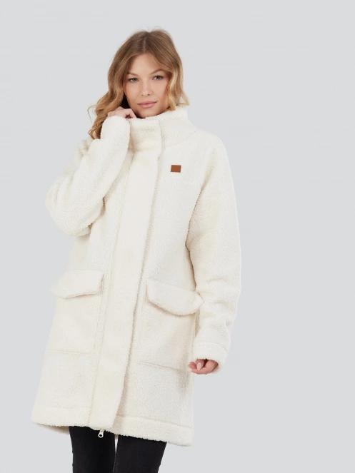 Fundango Elle Fleece Jacket damski kurtka przejściowa biały 2