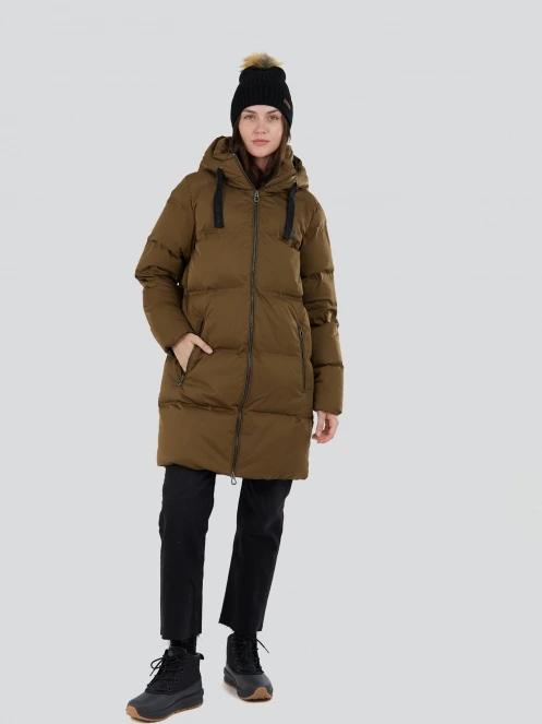 Fundango Vanessa Padded Jacket damski kurtka zimowa oliwka 2