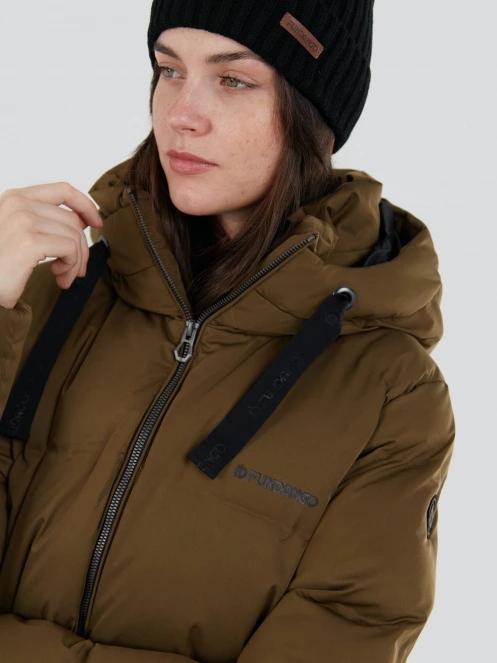 Fundango Vanessa Padded Jacket damski kurtka zimowa oliwka 5