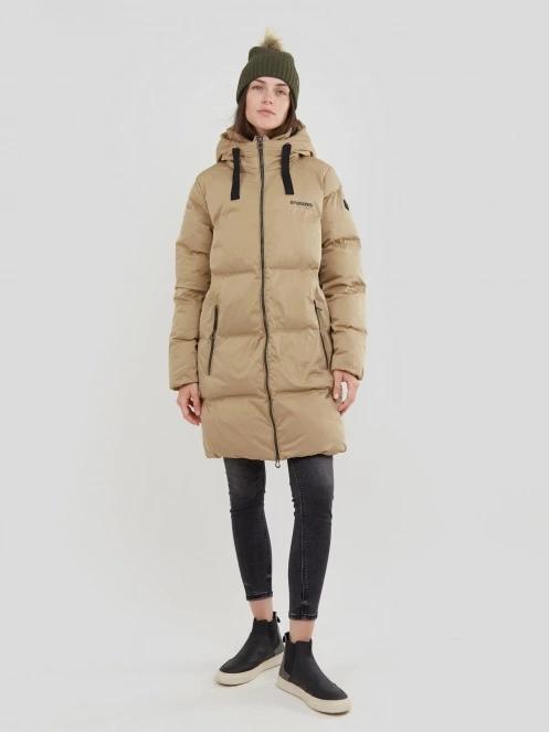 Fundango Vanessa Padded Jacket damski kurtka zimowa brąz 4