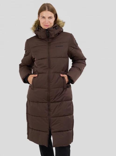 Fundango Meganne Padded Jacket damski kurtka zimowa brąz 2