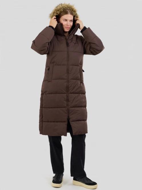 Fundango Meganne Padded Jacket damski kurtka zimowa brąz 5