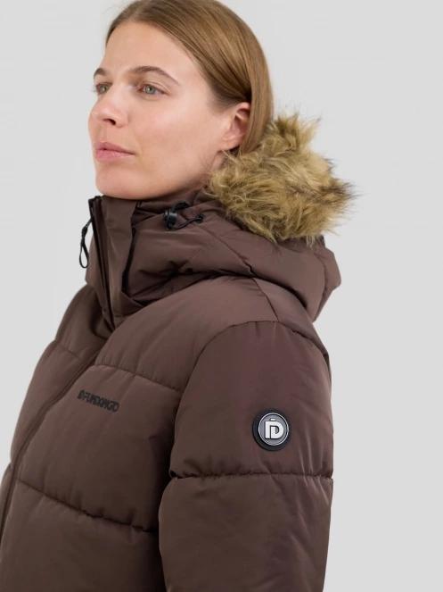 Fundango Meganne Padded Jacket damski kurtka zimowa brąz 6