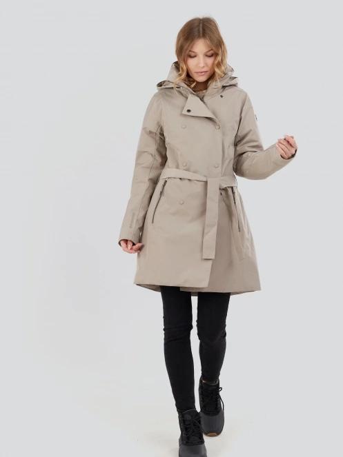 Fundango Charlotte Trenchcoat damski plaszcz przeciwdeszczowy piasek 4