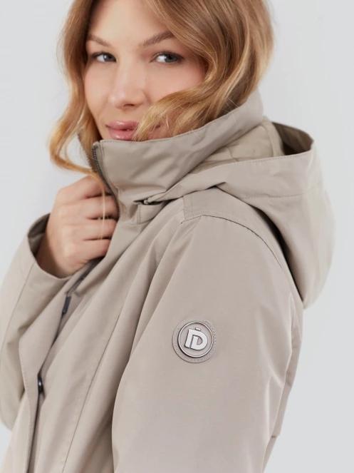 Fundango Charlotte Trenchcoat damski plaszcz przeciwdeszczowy piasek 6