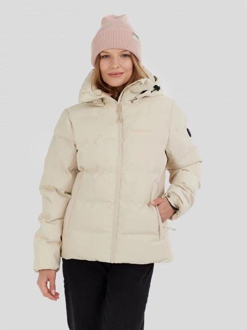 Fundango Mirabelle Padded Jacket damski pikowana kurtka przejściowa piasek 2