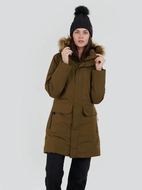 Fundango Georgina Parka Jacket damski kurtka zimowa oliwka 2