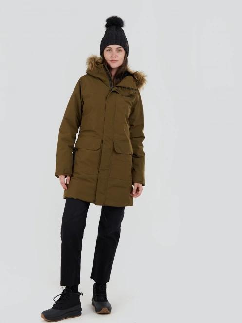 Fundango Georgina Parka Jacket damski kurtka zimowa oliwka 4