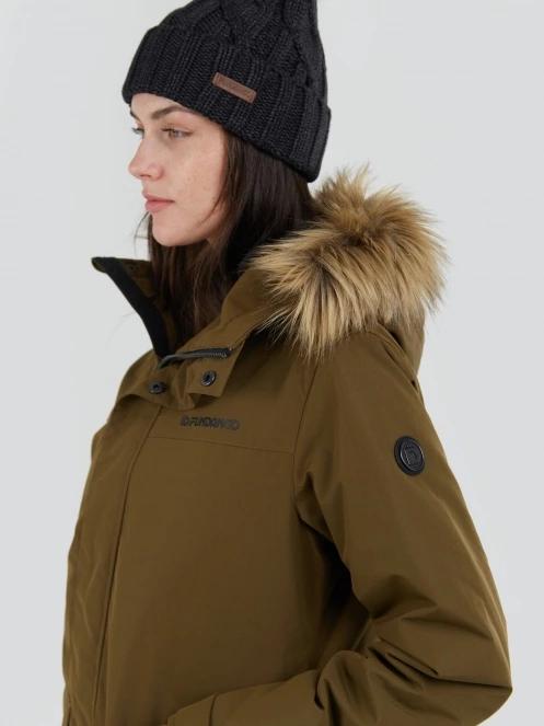Fundango Georgina Parka Jacket damski kurtka zimowa oliwka 5