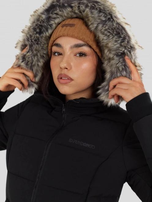 Fundango Melody Padded Jacket damski kurtka zimowa czarny 7