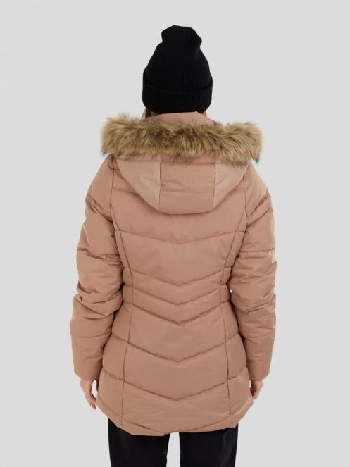 Fundango Prue Padded Jacket damski kurtka zimowa brąz 3
