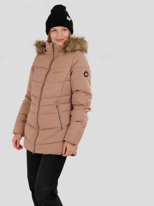 Fundango Prue Padded Jacket damski kurtka zimowa brąz 5