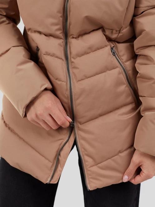 Fundango Prue Padded Jacket damski kurtka zimowa brąz 9