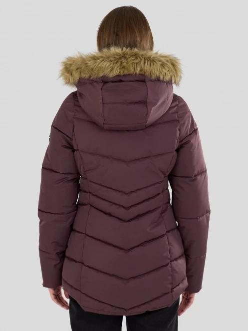 Fundango Prue Padded Jacket damski kurtka zimowa fiolet 3