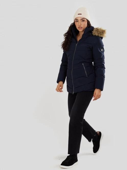 Fundango Prue Padded Jacket damski kurtka zimowa ciemnoniebieski 4