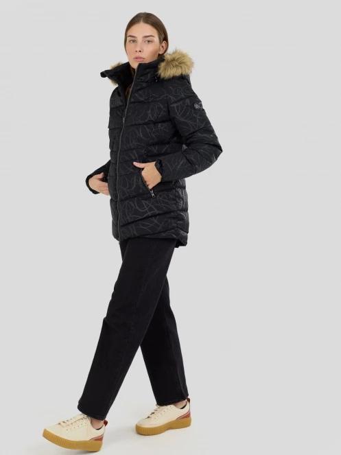 Fundango Prue Padded Jacket damski kurtka zimowa czarny 4