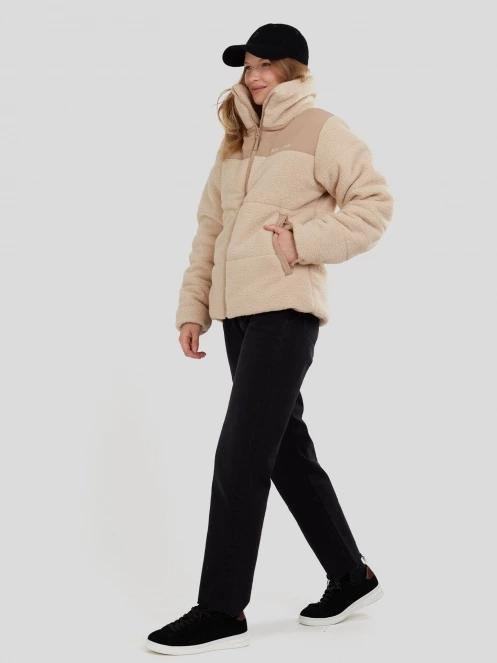Fundango Nukka Padded Jacket damski pikowana kurtka przejściowa piasek 4