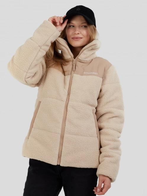 Fundango Nukka Padded Jacket damski pikowana kurtka przejściowa piasek 2