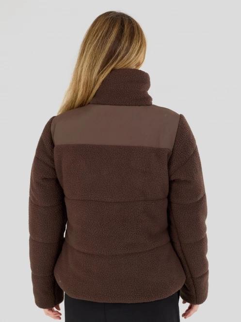 Fundango Nukka Padded Jacket damski pikowana kurtka przejściowa brąz 3