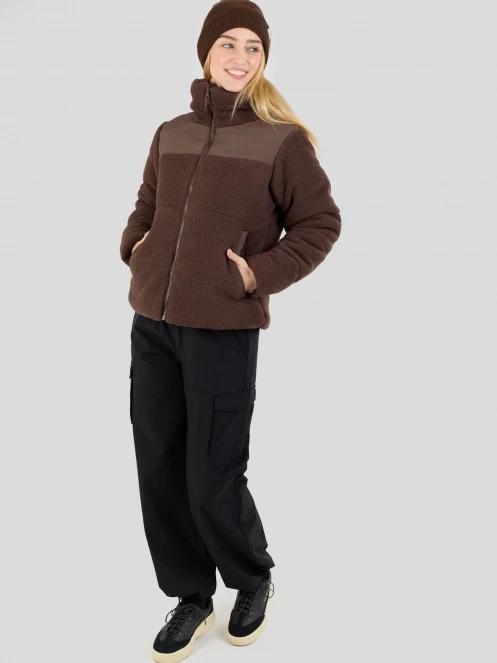 Fundango Nukka Padded Jacket damski pikowana kurtka przejściowa brąz 5