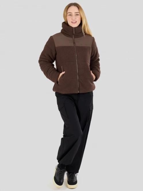 Fundango Nukka Padded Jacket damski pikowana kurtka przejściowa brąz 6