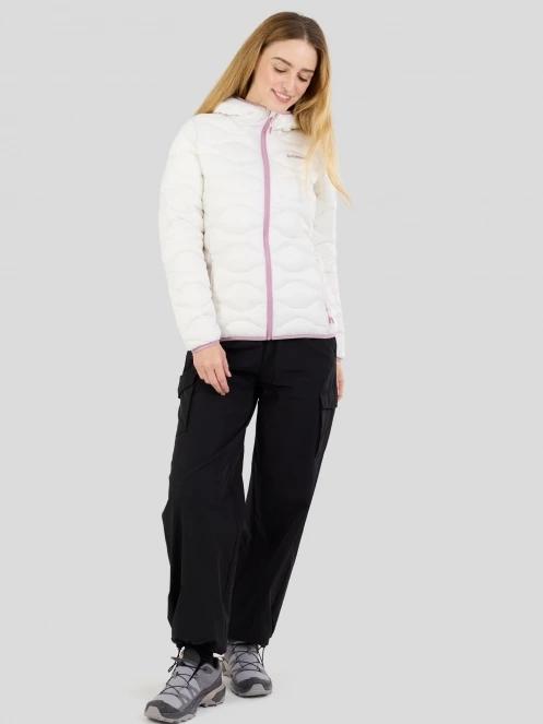 Fundango Vinke Padded Jacket damski pikowana kurtka przejściowa biały 4