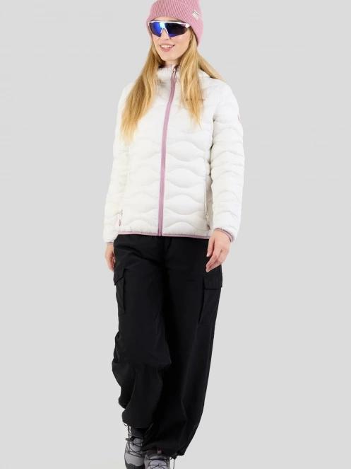 Fundango Vinke Padded Jacket damski pikowana kurtka przejściowa biały 6