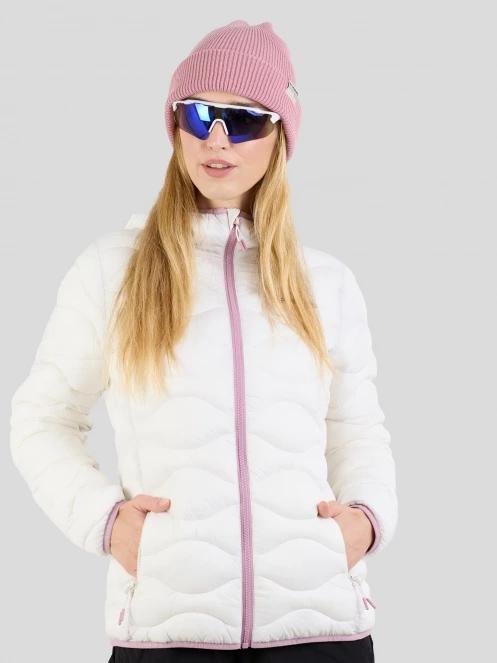 Fundango Vinke Padded Jacket damski pikowana kurtka przejściowa biały 7