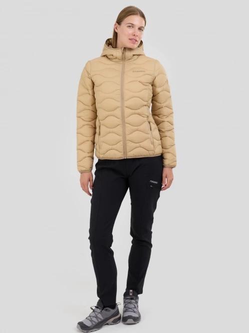 Fundango Vinke Padded Jacket damski pikowana kurtka przejściowa żółty 4