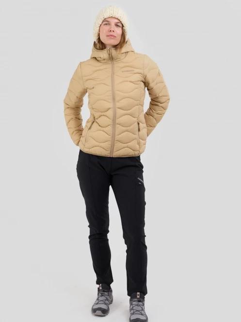 Fundango Vinke Padded Jacket damski pikowana kurtka przejściowa żółty 5