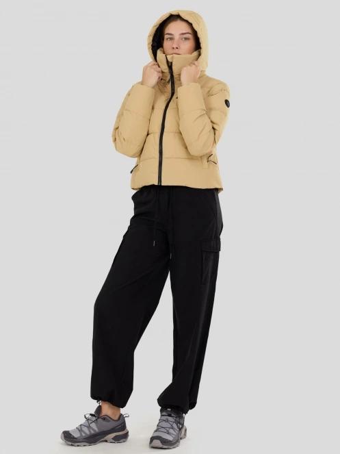 Fundango Amber Cropped Jacket damski pikowana kurtka przejściowa żółty 6