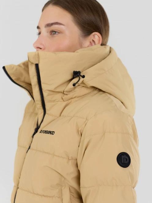 Fundango Amber Cropped Jacket damski pikowana kurtka przejściowa żółty 7