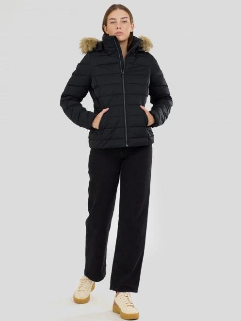 Fundango Urban Lite Jacket damski pikowana kurtka przejściowa czarny 4