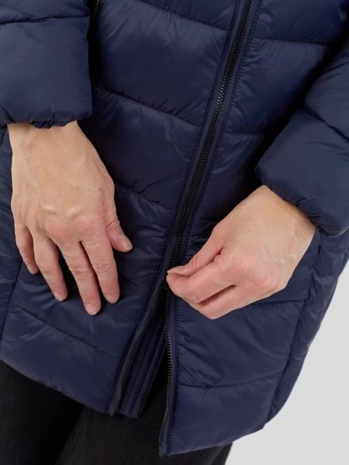 Fundango Lunel Padded Jacket damski pikowana kurtka przejściowa ciemnoniebieski 9