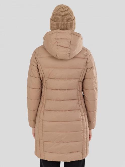 Fundango Lunel Padded Jacket damski pikowana kurtka przejściowa brąz 3
