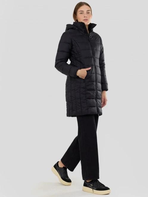 Fundango Lunel Padded Jacket damski pikowana kurtka przejściowa czarny 4