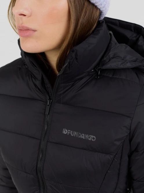 Fundango Lunel Padded Jacket damski pikowana kurtka przejściowa czarny 7