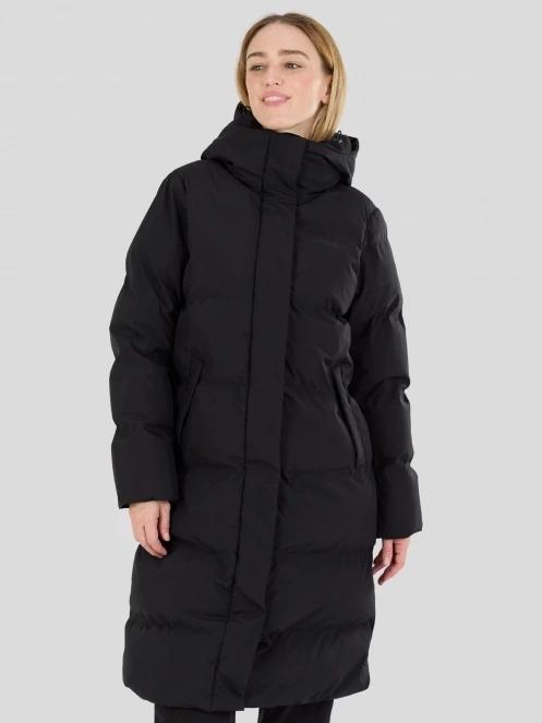Fundango Cosycoat Long Padded Jacket damski pikowana kurtka zimowa czarny 2