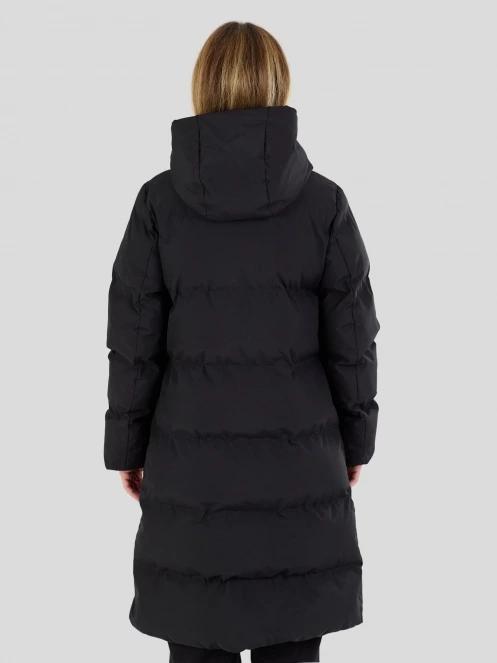 Fundango Cosycoat Long Padded Jacket damski pikowana kurtka zimowa czarny 3