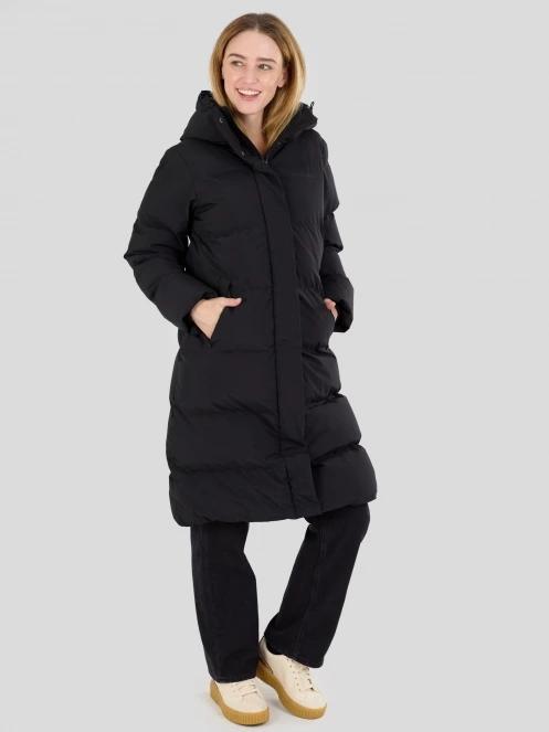 Fundango Cosycoat Long Padded Jacket damski pikowana kurtka zimowa czarny 4