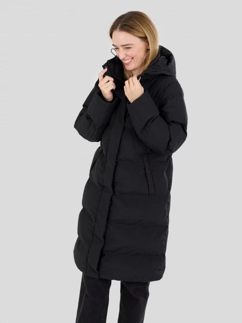 Fundango Cosycoat Long Padded Jacket damski pikowana kurtka zimowa czarny 7
