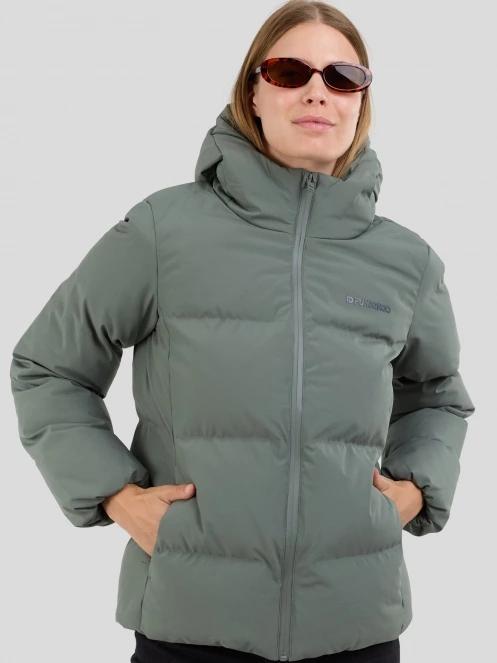 Fundango Everwind Padded Jacket damski pikowana kurtka zimowa zielony 2
